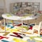 Flash Furniture 29.5 in W, 59 in L, 23 in H, Beechwood, Birch Plywood, Steel, Beech/White MK-ME088020-GG - alternate 2